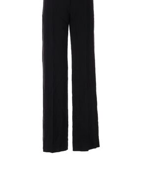 Giorgio Armani Black Wide-Leg Trousers